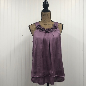 Adiva purple halter tank‎
